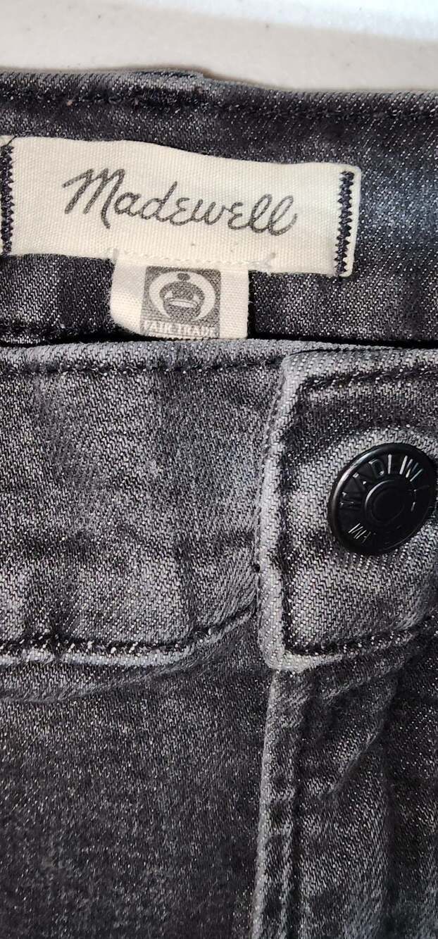 Madewell The Perfect Vintage Crop Jeans Size 34T - Picture 4 of 5